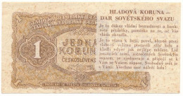 Csehszlovákia 1953. 1K Propaganda Szöveggel T:XF / Czechoslovakia 1953. 1 Koruna With Propaganda Text C:XF - Non Classificati