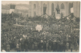 ** T2 1921 Kolozsvár, Cluj; Anyafarkas-szobor Avatási ünnepsége / Statuia Lupa Capitolina / Inauguration Ceremony Of The - Sin Clasificación