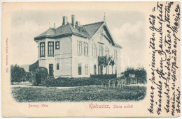 T2/T3 1899 (Vorläufer) Klobusic, Klobusice (Illava, Ilava); Baross Villa. Gansel Lipót 145. (EK) - Unclassified