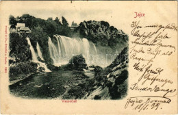 T2/T3 1899 (Vorläufer) Jajce, Wasserfall / Waterfall + "K.u.k. Milit. Post Jajce" (EK) - Non Classés