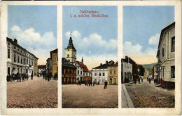 T2/T3 Jablunkov, Jablunkau (schles. Beskiden); Streets, Shop Of Franz Kuch., Ed. Feitzinger No. 1208. (EK) - Non Classificati