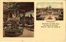 T2/T3 1910 Berlin, Café Bauer Und Hotel Bauer, Reichstagsgebäude - Kézdi-Kovács László Festőművésznek Címzett Levél (EK) - Non Classés