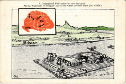 ** T3 Földrajzi Egységet Nem Lehet Szétszakítani! Magyarország összes Vízi Utai A Magyar Alföld Felé Vezetnek, Tutajosok - Non Classés