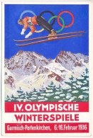 * T2 1936 Garmisch-Partenkirchen IV. Olympische Winterspiele / 1936. évi Téli Olimpiai Játékok / Winter Olympics In Garm - Non Classificati