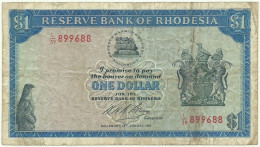 Rhodesia - 1 Dollar - 1971.08.18 - P 30.f - Serie L/39 - Sign. 1 - Rhodésie