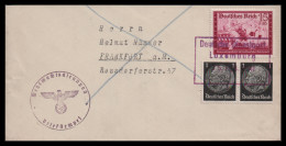 Luxemburg 1941: Brief  | Besatzung, Dienstpost, Zivilverwaltung | Heinerscheid;Heinerscheid, Frankfurt - 1940-1944 Duitse Bezetting