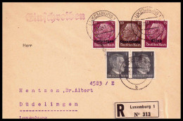 Luxemburg 1941: Brief / Einschreiben | Besatzung, R-Zettel | Luxemburg;Luxembourg, Düdelingen;Dudelange - 1940-1944 Duitse Bezetting
