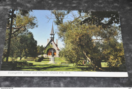 A2621  Evangeline Statue And Church, Grand Pré, N.S. - Otros & Sin Clasificación