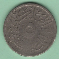 EGYPT - 5 MILLIEMES 1924 - Egypte