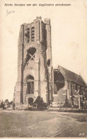 BELGIQUE - Kirche Becelare Von Den Engländern Zerschossen - Carte Postale  Ancienne - Zonnebeke