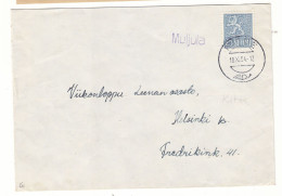 Finlande - Lettre De 1954 - Avec Griffe Muljula - Cachet De Helsinki - - Lettres & Documents