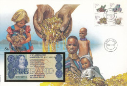 Dél-Afrika DN (1990) 2R Felbélyegzett Borítékban, Bélyegzéssel T:UNC South-Afrika ND (1990) 2 Rand In Envelope With Stam - Unclassified