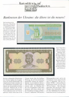 Ukrajna 1992. 1H + 1995. 10.000K Német Nyelvű Leírással T:I Ukraine 1992. 1 Hryvnia + 1995. 10.000 Karbonavets With Germ - Ohne Zuordnung