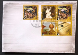 Finland 2022 Europa CEPT Myths & Legends Kalevala Peterspost FDC Of Perforated Stamps - 2022