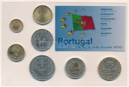 Portugália 2001. 1Esc-200Esc (7xklf) "Portugália Utolsó Nemzeti Pénzei" Vákuumcsomagolt Forgalmi összeállítás, Német Nye - Ohne Zuordnung