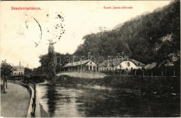 T2/T3 1909 Besztercebánya, Banská Bystrica; Garam, Szent János (Szentjános) Vasútállomás. Walther Adolf és Társai Kiadás - Non Classés