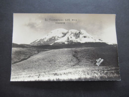 Echtfoto AK Ca. 1920er Jahre El Chimborazo 6310 Mtrs. Ecuador Foto Pazmino - Ecuador