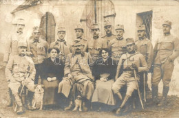 T2/T3 K.k.2. Marschbaon Des Landw. I.R. Nr. 1. / WWI K.u.K. Soldiers Group Photo (EK) - Zonder Classificatie