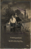 T3 1913 Frühlingsahnen. Ich Drücke Deine Zarte Hand, Die Ich Zu Meinem Glücke Fand / Osztrák-magyar Romantikus Katonai L - Zonder Classificatie
