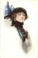 T2 1913 Lady With Hat, Signed By Artist - Ohne Zuordnung