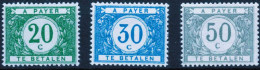 Timbres - Belgique - 1916 - Timbres Taxe - COB TX 12/16* - Cote 515 - Timbres