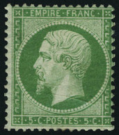 Neuf Avec Charnière N° 20, 5c Vert, Très Frais, T.B. - Andere & Zonder Classificatie