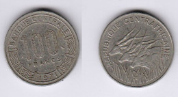 République CENTRAFRICAINE, 100F, 100 F, 1971, Type 1, KM#6 - Zentralafrik. Republik