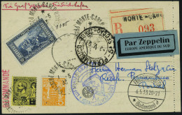 Lettre Zeppelin 1er Südamerikafahrt 1933 Pour Le Brésil, T.B. - Other & Unclassified