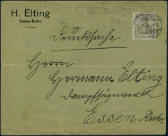 Lettre N° 67a, 3Pf Variété DFutsches Obl. S/Lettre, TB, Rare - Sonstige & Ohne Zuordnung