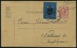 Lettre Merano, 5h + 10c Italie Obl Sur L Feldpost, Sassone 7 - Sonstige & Ohne Zuordnung