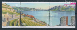 Schweiz 2221-2223 Dreierstreifen (kompl.Ausg.) Postfrisch 2011 Landschaftspanorama (10194218 - Neufs