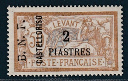 CASTELLORIZO - N°11a+c ** (1920) "S Au Lieu De Z" + "surcharge Verticale Inversée" - Unused Stamps