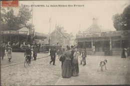 91 ETAMPES - LA SAINT MICHEL - RUE EVEZARD - LE MANEGE - RCPA 08 - Etampes