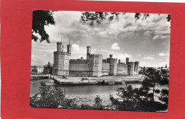 PAYS DE GALLES---CAERNARVON THe Castle From Coed Helen Hill--voir 2 Scans - Caernarvonshire