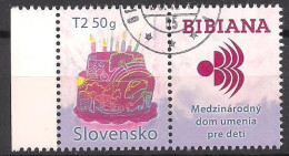 Slowakei  (2012)  Mi.Nr.  683 + Zierf.  Gest. / Used  (1hc17) - Used Stamps