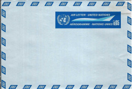 NATIONS-UNIES (GE) P.A. Ca.1969: Aérogramme Entier De 0,65FS Neuf - Poste Aérienne