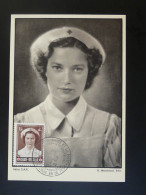 Carte Maximum Card Croix Rouge Red Cross Belgique 1953 - 1951-1960
