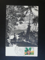 Carte Maximum Card Flore D'outre Mer Wallis Et Futuna 1958 - Tarjetas – Máxima