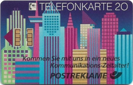 Germany - X 05E - Skyline 5 - Postreklame Düsseldorf, 06.1990, 20U, 2.000ex, Mint - X-Reeksen : Advertenties Van De D. Postreklame