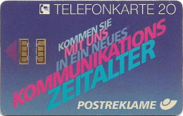 Germany - X 06E - Zeitalter 5 - Postreklame Hamburg - 06.1990, 2.000ex, 20U, Used - X-Series : D. Postreklame Advertisement