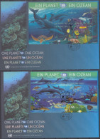 Action !! SALE !! 50 % OFF !! ⁕ UN 2010 Vienna ⁕ EIN PLANET / EIN OZEAN (A PLANET - AN OCEAN) ⁕ 2 XXL FDC Covers - Covers & Documents