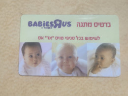 ISRAEL-medical-BABIES R Us-(0326-5528-2558-4910)-(2)-good+1card Prepiad,free - Matériel Médical & Dentaire