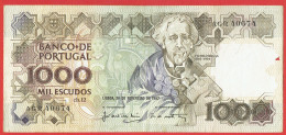 Portugal - Billet De 1000 Escudos - Teofilo Braga - 28 Février 1987 - P181c - Portogallo