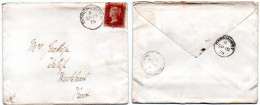 UK, GB, Great Britain, Letter From Dorchester To Hawkhurst 1875 - Cartas & Documentos