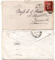 UK, GB, Great Britain, Letter From Kendal To Ipswich 1870 - Briefe U. Dokumente
