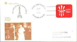 44646 - USA - Brief , Pope Papst Johannes Paul II , Chicago - Nicht Gelaufen 1979 - Cartes-Maximum (CM)