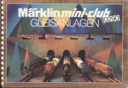 Catalogue MÄRKLIN 1975 GLEISANLAGEN 0290 Spur Z Maßstab 1:220 - German
