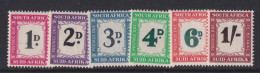 South Africa, Scott J40-J45 (SG D39-D44), MLH - Portomarken