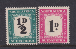 South Africa, Scott J34-J35 (SG D34-D35), MNH - Timbres-taxe