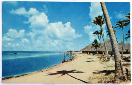 Carte Postale : Polynésie Française : Atoll De HAO Base Avancée Plage Du C. E. A. - Polinesia Francese